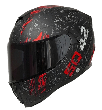 Produkt SQ 42 SUN mattschwarz rot